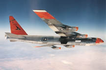 X-15-2 being carried by the NB-52A in fall of 1959