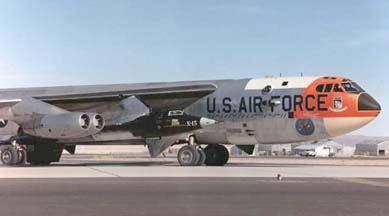 NB-52B carries X-15-2, February 1961