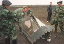 Downed F-117A