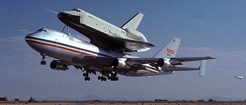 Boeing 747 Shuttle Carrier Aircraft, N905NA and Enterprise, ALT-1, August 12, 1977