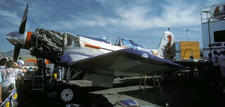 F4U Super Corsair N31518, Reno Air Races, September 14, 1991