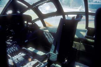 Co-pilot's seat of RB-36H, 51-13730