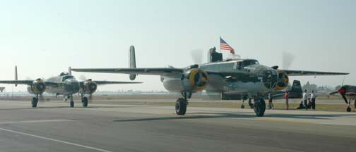 North American B-25J Mitchell, N8195H Heavenly Body and 
North American B-25J Mitchell, N30801 Executive Sweet
