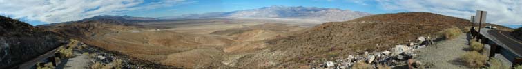 Panamint Valley overlook panorama